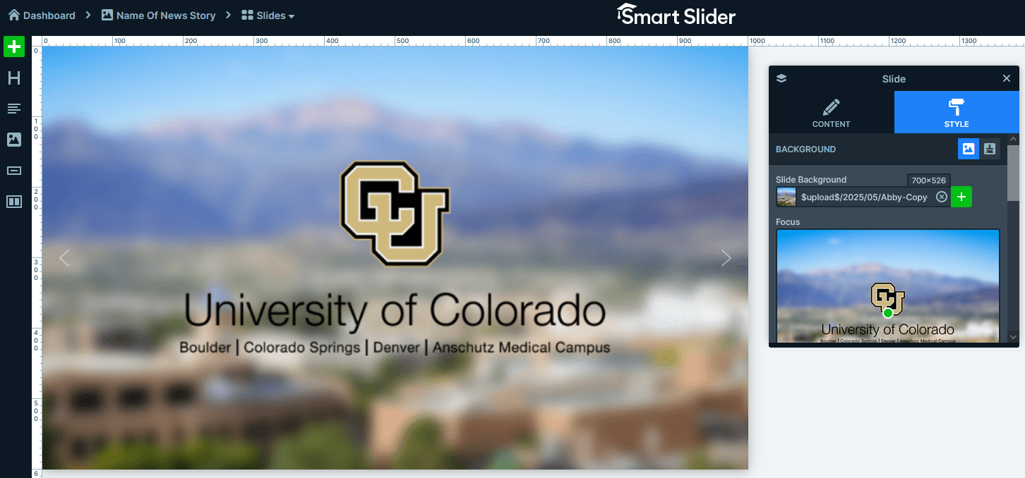 Screenshot of image editor.