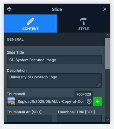 Screenshot of alt text location.