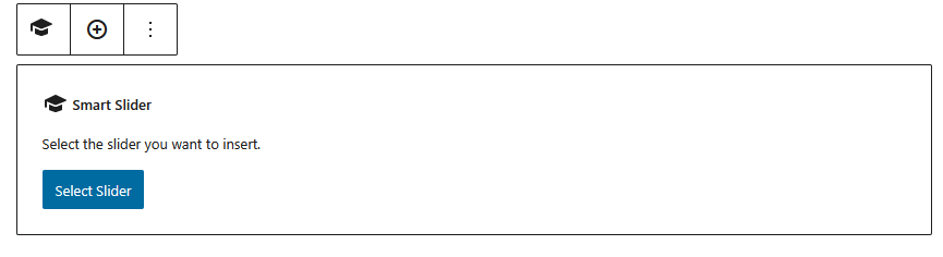 Smart slider block